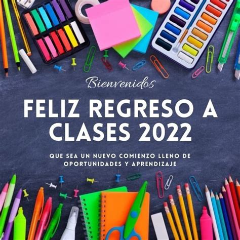 feliz regreso a clases reflexión